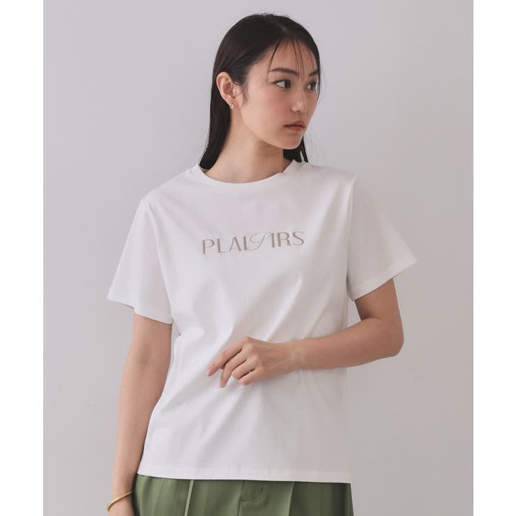 刺繍＆スパンコールロゴTシャツ【洗濯機洗い可】 | OPAQUE.CLIP | 詳細画像50 