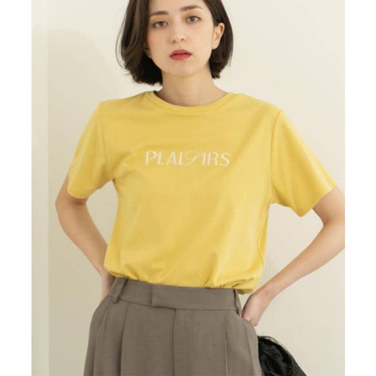 刺繍＆スパンコールロゴTシャツ【洗濯機洗い可】 | OPAQUE.CLIP | 詳細画像10 