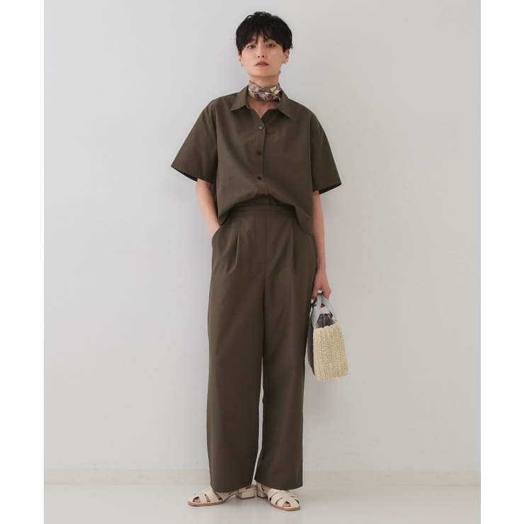 シャツオールインワン【洗濯機洗い可】 | OPAQUE.CLIP | 詳細画像1 