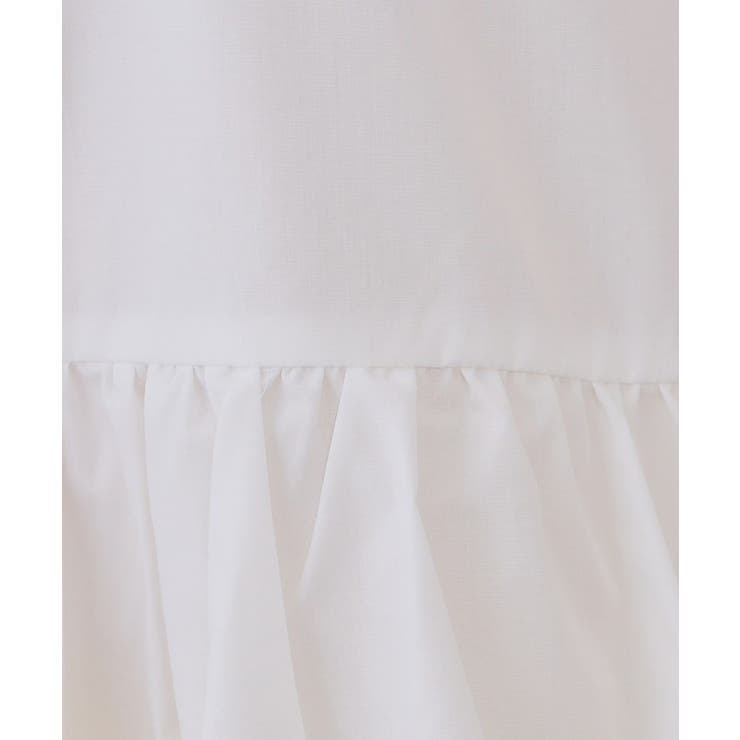 裾バルーンペプラムシャツ【洗濯機洗い可】 | OPAQUE.CLIP | 詳細画像4 