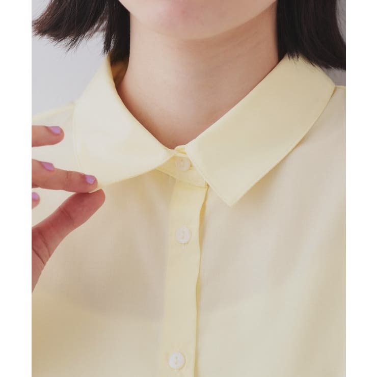 裾バルーンペプラムシャツ【洗濯機洗い可】 | OPAQUE.CLIP | 詳細画像16 