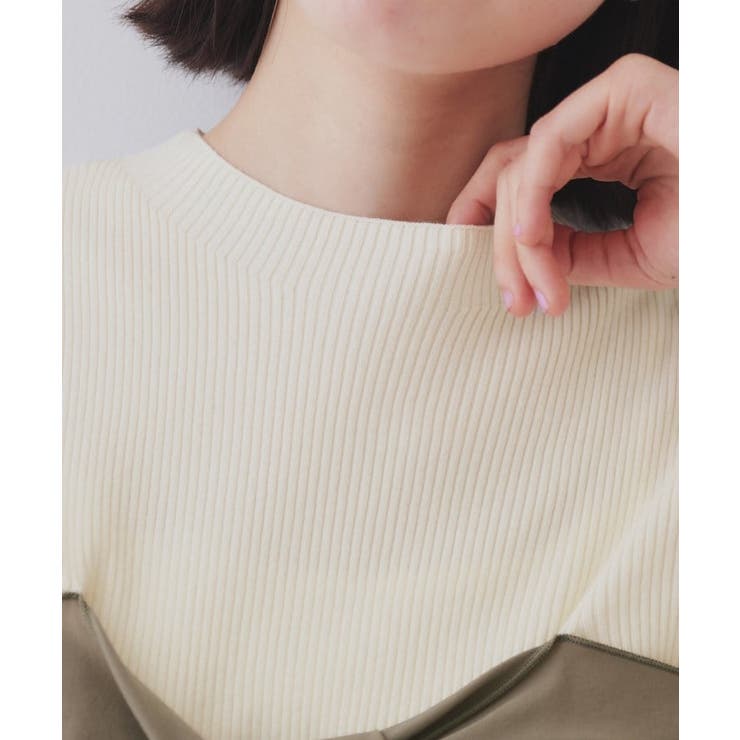 リボンビスチェドッキングニット【洗濯機洗い可】 | OPAQUE.CLIP | 詳細画像16 