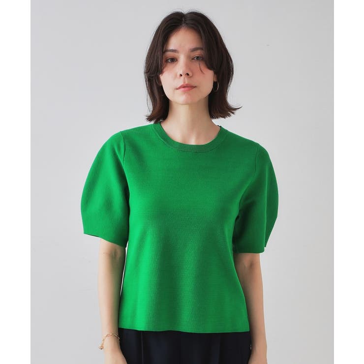 カーブスリーブニット【UV/洗濯機洗い可】 | OPAQUE.CLIP | 詳細画像59 