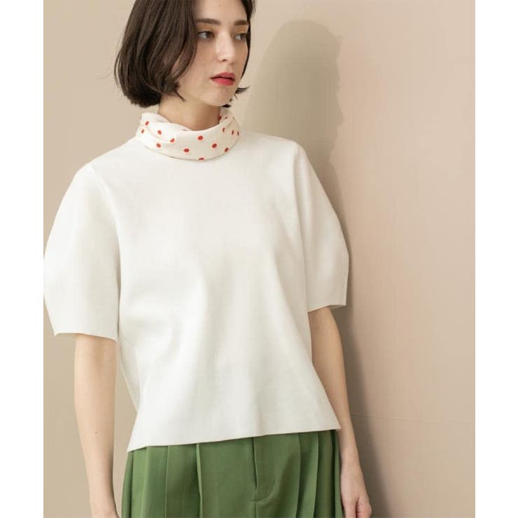 カーブスリーブニット【UV/洗濯機洗い可】 | OPAQUE.CLIP | 詳細画像4 