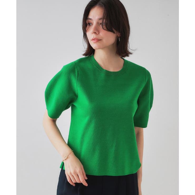 カーブスリーブニット【UV/洗濯機洗い可】 | OPAQUE.CLIP | 詳細画像44 