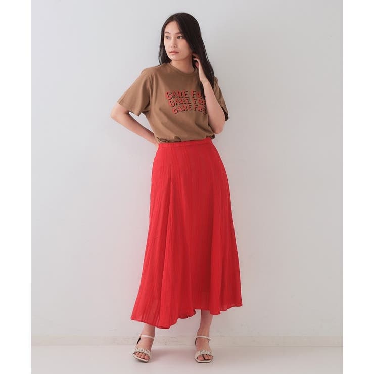 カラーロゴTシャツ【洗濯機洗い可】 | OPAQUE.CLIP | 詳細画像6 