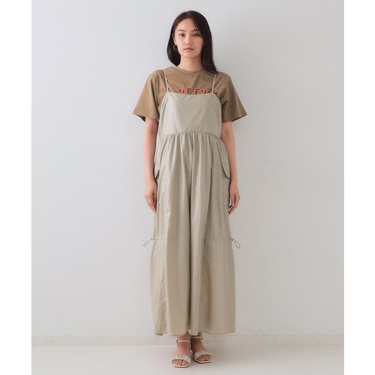 デザインキャミワンピース【洗濯機洗い可】 | OPAQUE.CLIP | 詳細画像8 