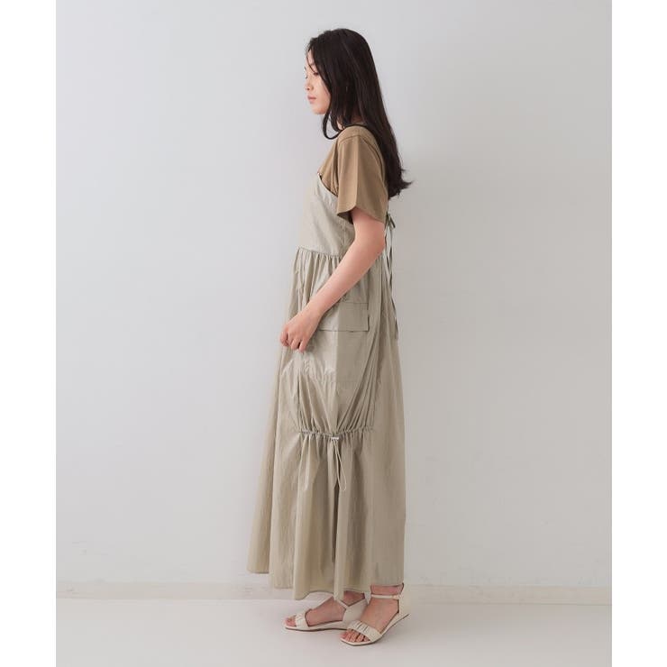 デザインキャミワンピース【洗濯機洗い可】 | OPAQUE.CLIP | 詳細画像9 