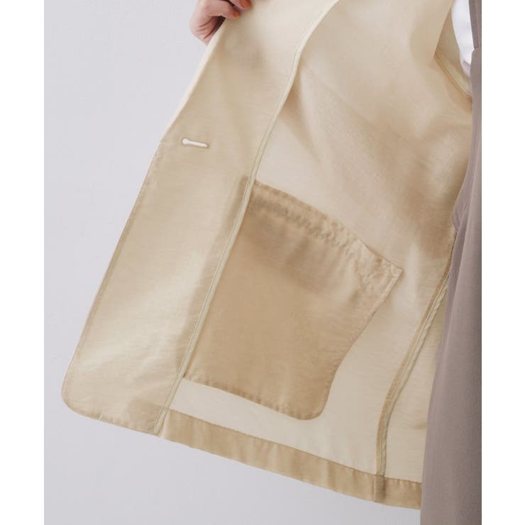 シアーハーフスリーブテーラードジャケット【洗える】 | OPAQUE.CLIP | 詳細画像19 