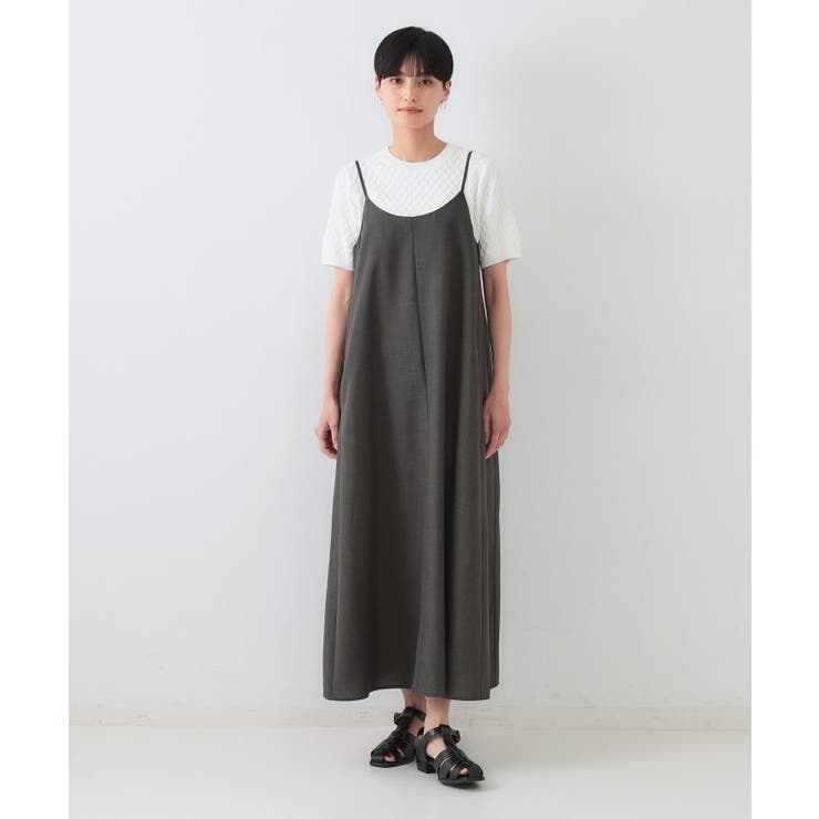 リネンライクキャミワンピース【洗濯機洗い可】 | OPAQUE.CLIP | 詳細画像13 