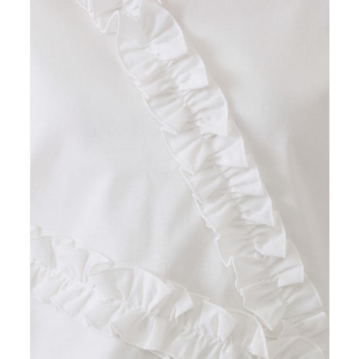 《美人百花掲載》アシメフリルドッキングカットソー【洗濯機洗い可】 | OPAQUE.CLIP | 詳細画像4 