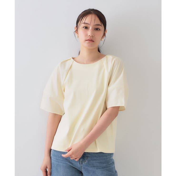 《S-LLサイズ》ランタンスリーブトップス【UV/接触冷感/洗濯機洗い可】 | OPAQUE.CLIP | 詳細画像17 