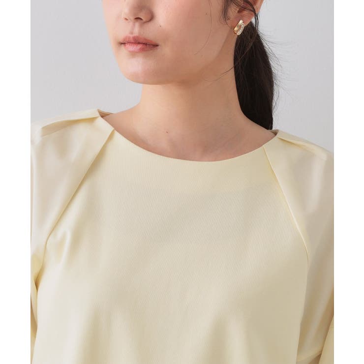 《S-LLサイズ》ランタンスリーブトップス【UV/接触冷感/洗濯機洗い可】 | OPAQUE.CLIP | 詳細画像20 