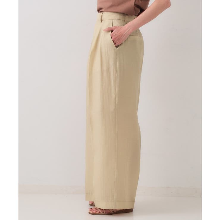 シアータックワイドパンツ【洗濯機洗い可】 | OPAQUE.CLIP | 詳細画像10 