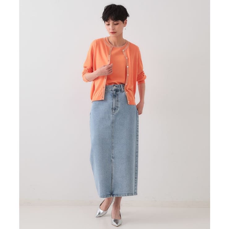 配色ラメニットカーディガン/アンサンブル対応【洗濯機洗い可/抗ピル】 | OPAQUE.CLIP | 詳細画像10 