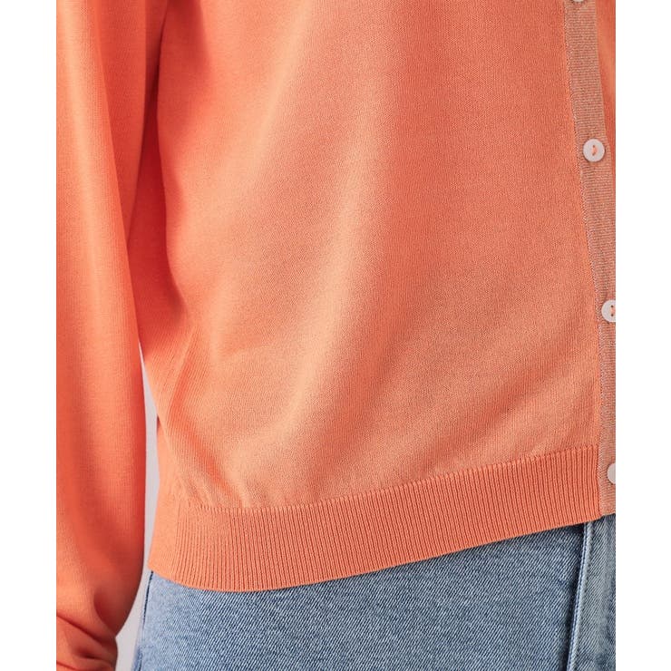 配色ラメニットカーディガン/アンサンブル対応【洗濯機洗い可/抗ピル】 | OPAQUE.CLIP | 詳細画像18 