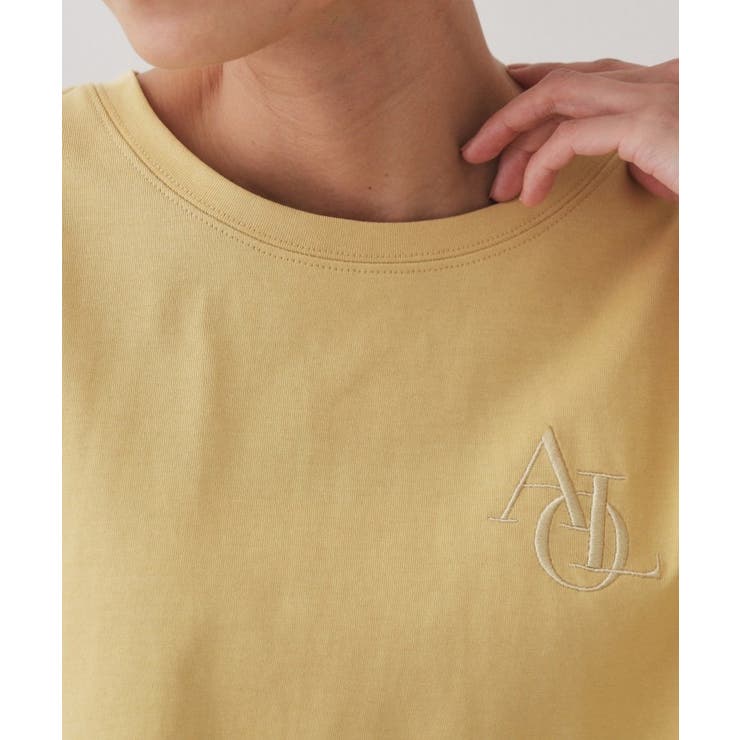 刺繍ロゴワイドシルエットTシャツ【洗濯機洗い可】 | OPAQUE.CLIP | 詳細画像20 
