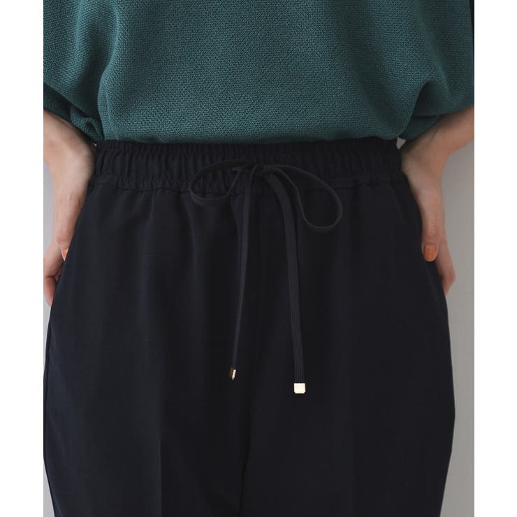 《丈が選べる SS LLサイズ》美脚ストレッチイージーワイドパンツ | OPAQUE.CLIP | 詳細画像48 