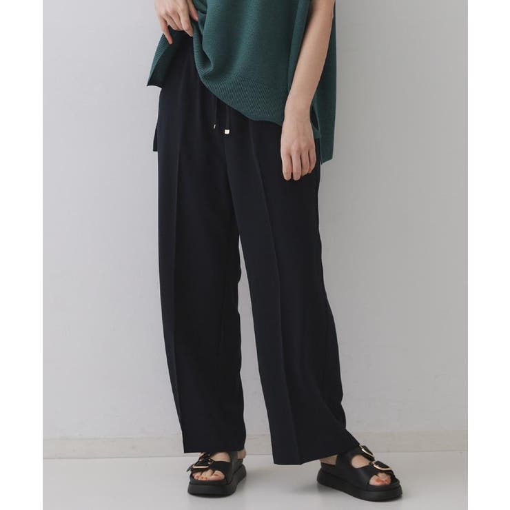 《丈が選べる SS LLサイズ》美脚ストレッチイージーワイドパンツ | OPAQUE.CLIP | 詳細画像51 