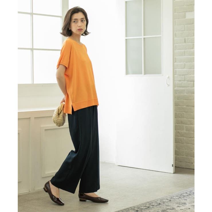 《丈が選べる SS LLサイズ》美脚ストレッチイージーワイドパンツ | OPAQUE.CLIP | 詳細画像15 