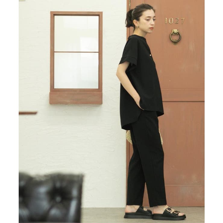 《5色展開 SS LLサイズ》スキッパー金ボタンブラウス | OPAQUE.CLIP | 詳細画像14 