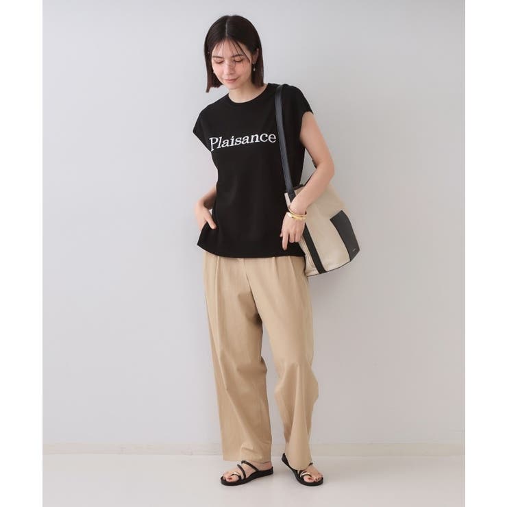 ロゴフレンチスリーブニット【洗濯機洗い可/UV/接触冷感/抗ピル】 | OPAQUE.CLIP | 詳細画像7 