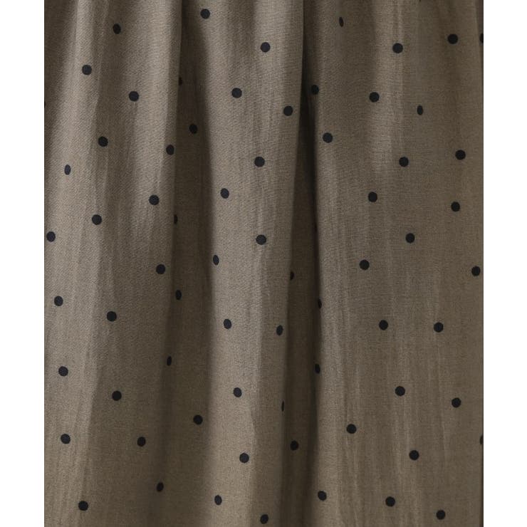 ドットプリントワンピース【洗濯機洗い可】 | OPAQUE.CLIP | 詳細画像4 