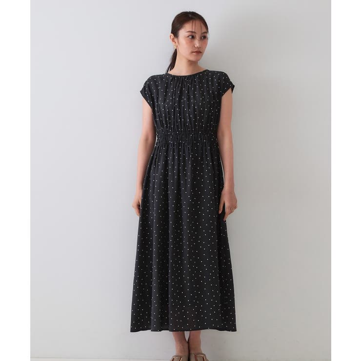 ドットプリントワンピース【洗濯機洗い可】 | OPAQUE.CLIP | 詳細画像9 