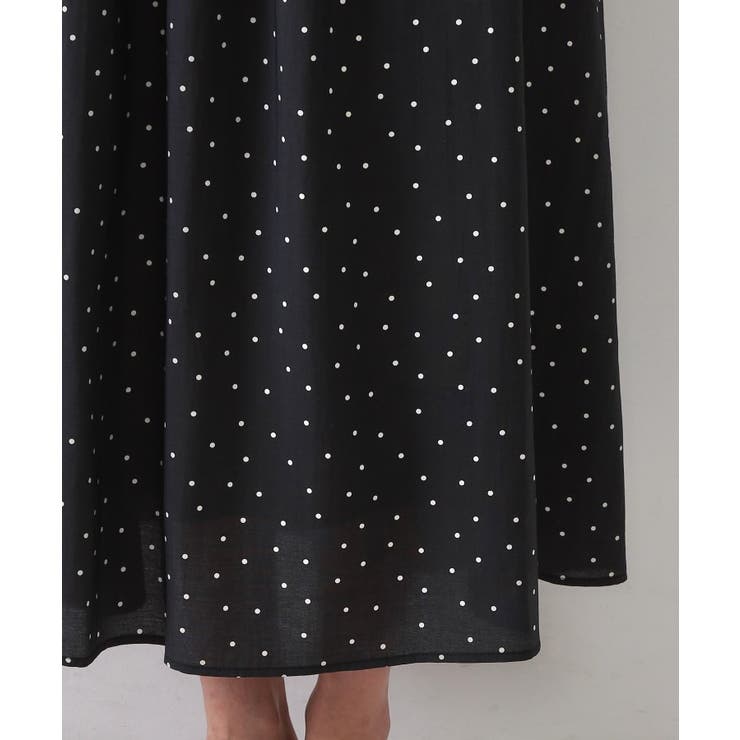 ドットプリントワンピース【洗濯機洗い可】 | OPAQUE.CLIP | 詳細画像15 