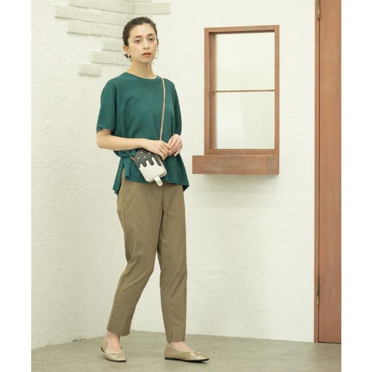 《S-LLサイズ》ハイストレッチスティックパンツ【洗濯機洗い可/接触冷感】 | OPAQUE.CLIP | 詳細画像8 