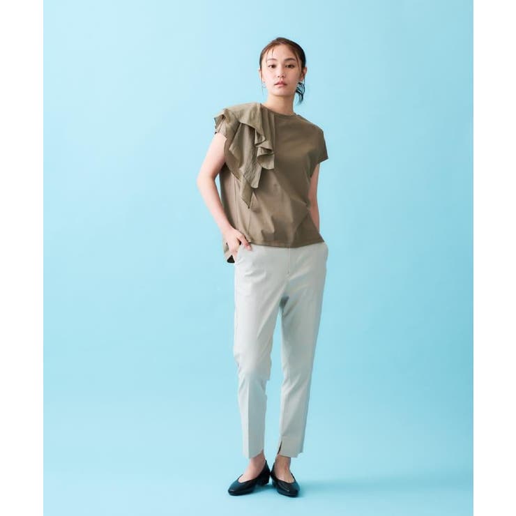 《S-LLサイズ》ハイストレッチスティックパンツ【洗濯機洗い可/接触冷感】 | OPAQUE.CLIP | 詳細画像32 