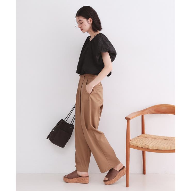 ふくれジャカードバルーンブラウス【洗濯機洗い可】 | OPAQUE.CLIP | 詳細画像10 