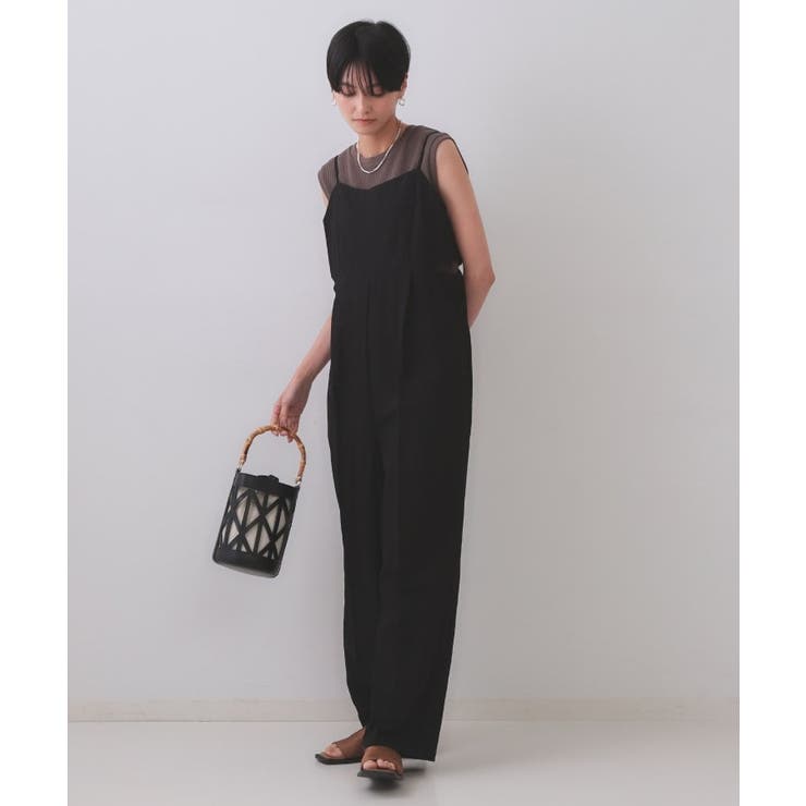 《STORY掲載》サイドオープンカットサロペット【洗える】 | OPAQUE.CLIP | 詳細画像1 