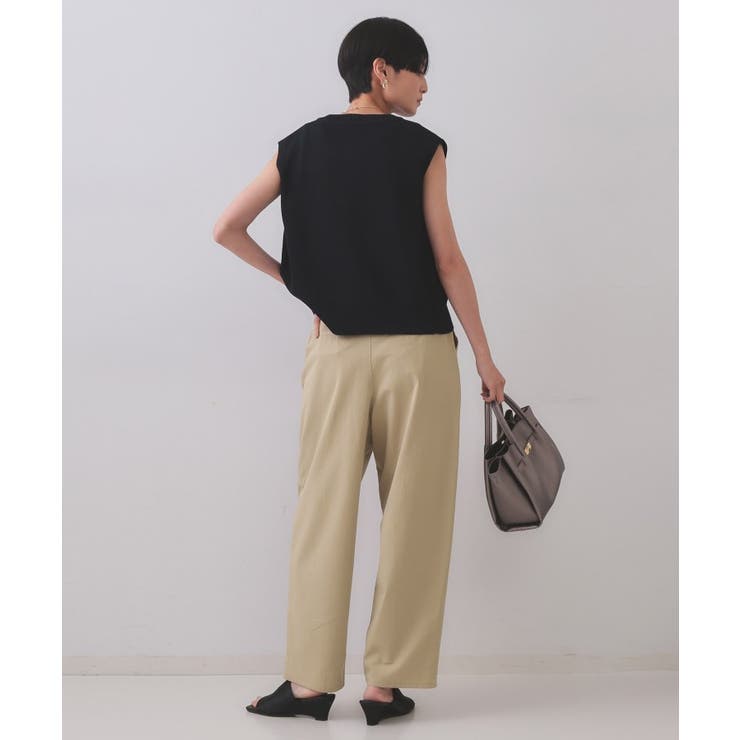 カーブタックパンツ【洗濯機洗い可】 | OPAQUE.CLIP | 詳細画像7 