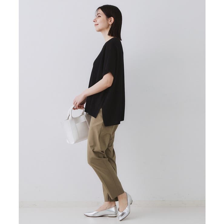 《5色展開/S-LLサイズ》リラクシーメッシュニット【洗濯機洗い可】 | OPAQUE.CLIP | 詳細画像47 