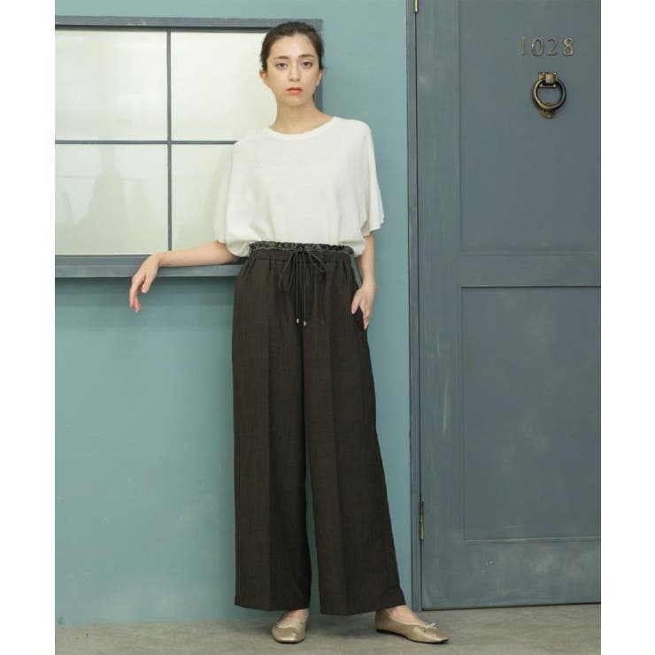 《5色展開/S-LLサイズ》リラクシーメッシュニット【洗濯機洗い可】 | OPAQUE.CLIP | 詳細画像7 