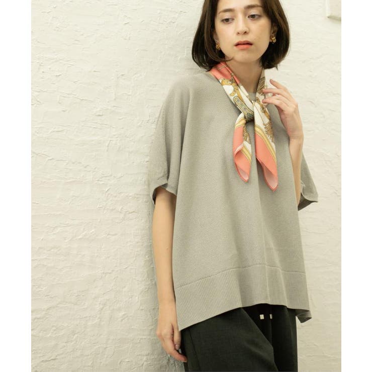 《5色展開/S-LLサイズ》リラクシーメッシュニット【洗濯機洗い可】 | OPAQUE.CLIP | 詳細画像10 