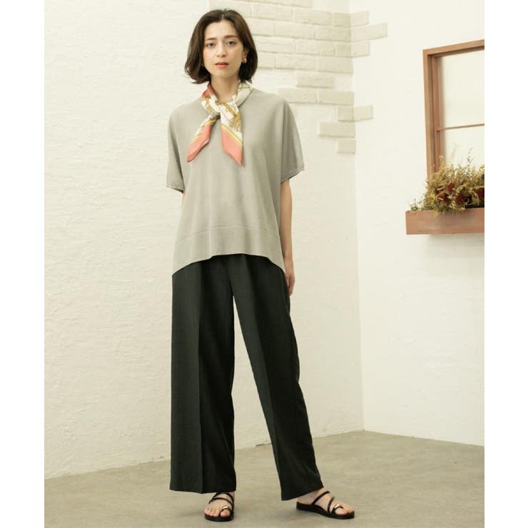 《5色展開/S-LLサイズ》リラクシーメッシュニット【洗濯機洗い可】 | OPAQUE.CLIP | 詳細画像11 