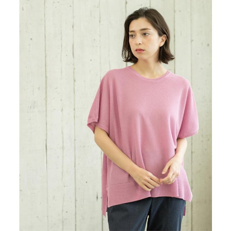 《5色展開/S-LLサイズ》リラクシーメッシュニット【洗濯機洗い可】 | OPAQUE.CLIP | 詳細画像26 