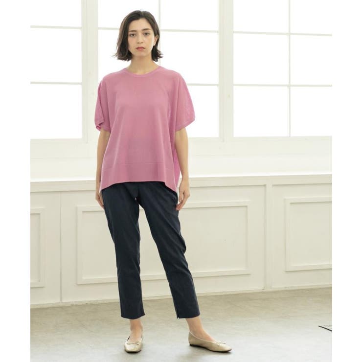 《5色展開/S-LLサイズ》リラクシーメッシュニット【洗濯機洗い可】 | OPAQUE.CLIP | 詳細画像29 