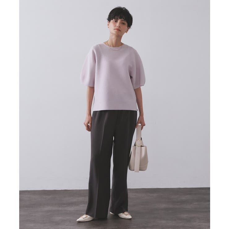 ガーターボリュームスリーブニット【UVケア/洗濯機洗い可】 | OPAQUE.CLIP | 詳細画像49 