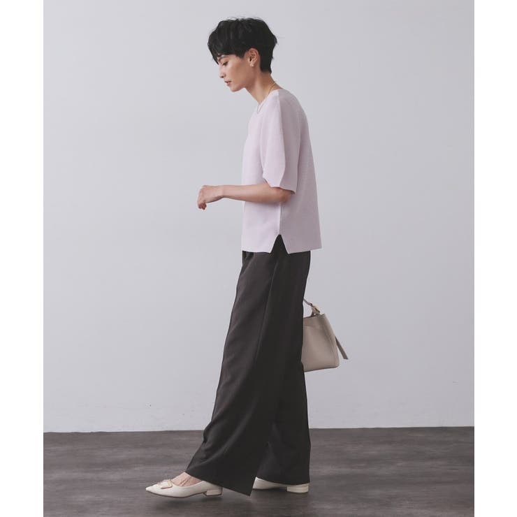 ガーターボリュームスリーブニット【UVケア/洗濯機洗い可】 | OPAQUE.CLIP | 詳細画像50 