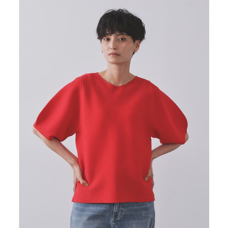 ガーターボリュームスリーブニット【UVケア/洗濯機洗い可】 | OPAQUE.CLIP | 詳細画像56 