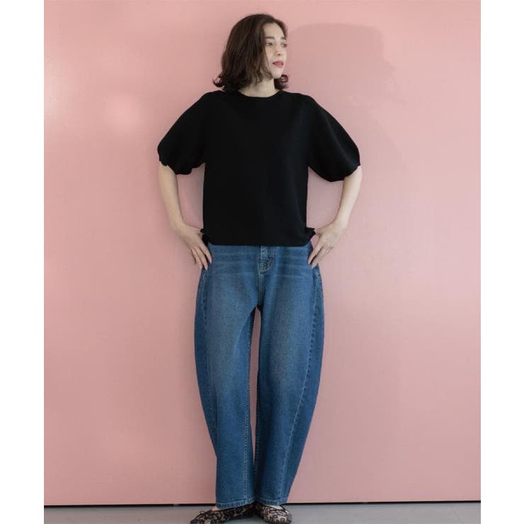 ガーターボリュームスリーブニット【UVケア/洗濯機洗い可】 | OPAQUE.CLIP | 詳細画像16 