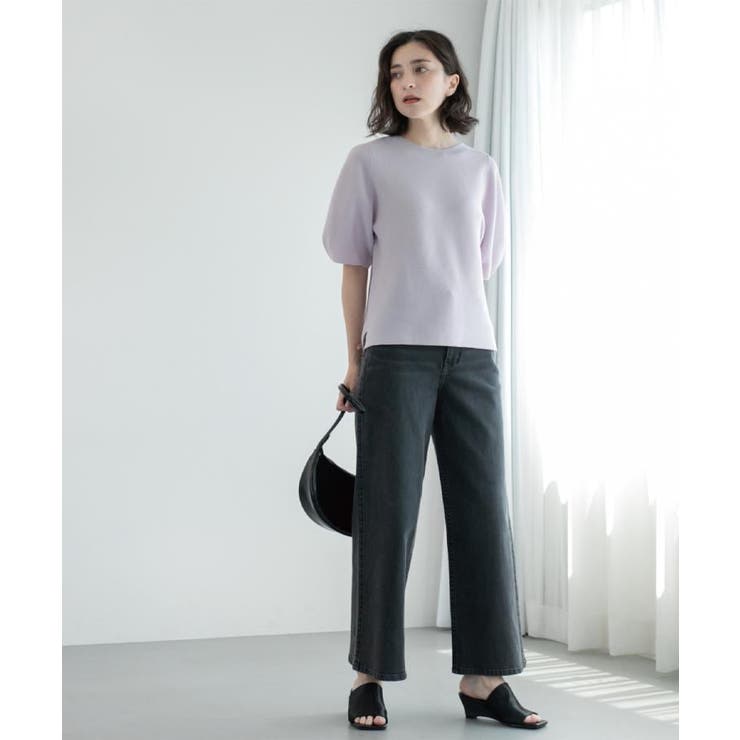 ガーターボリュームスリーブニット【UVケア/洗濯機洗い可】 | OPAQUE.CLIP | 詳細画像27 