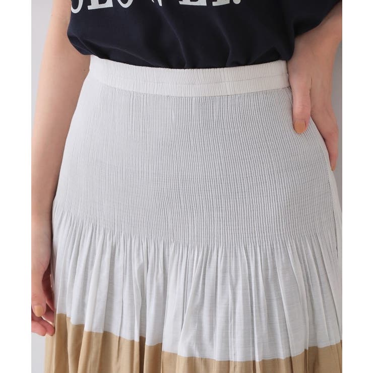 シャーリングフレアスカート/リバーシブル着用可【洗濯機洗い可】 | OPAQUE.CLIP | 詳細画像16 