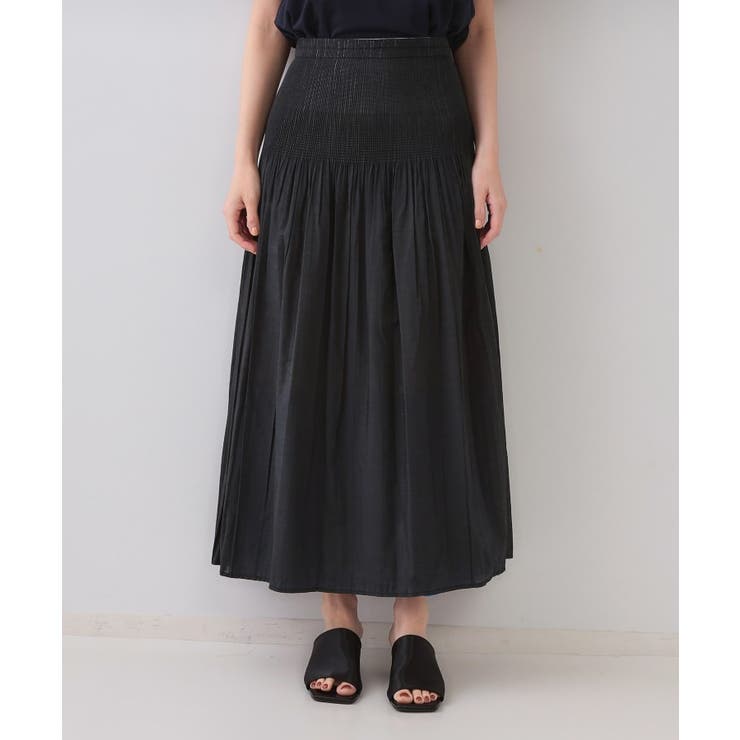 シャーリングフレアスカート/リバーシブル着用可【洗濯機洗い可】 | OPAQUE.CLIP | 詳細画像18 