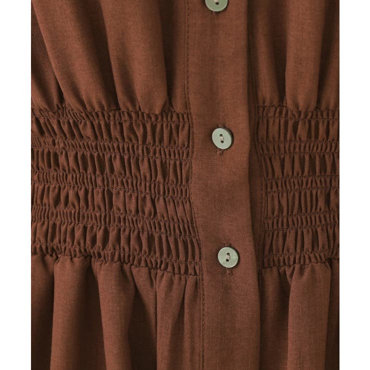 リネンライクスキッパーフィット＆フレアワンピース【洗濯機洗い可】 | OPAQUE.CLIP | 詳細画像16 