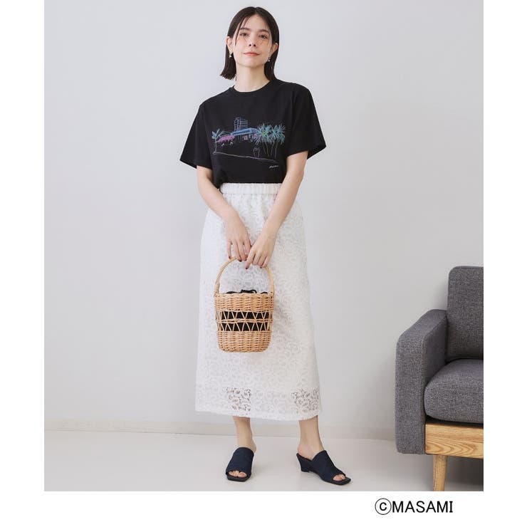 風景イラストプリントTシャツ | OPAQUE.CLIP | 詳細画像6 