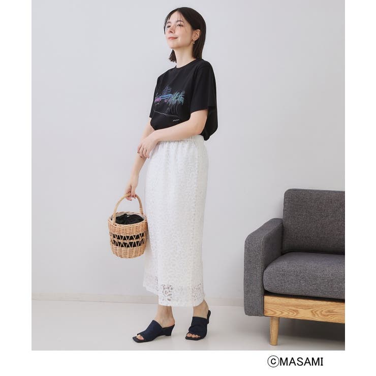 風景イラストプリントTシャツ | OPAQUE.CLIP | 詳細画像7 